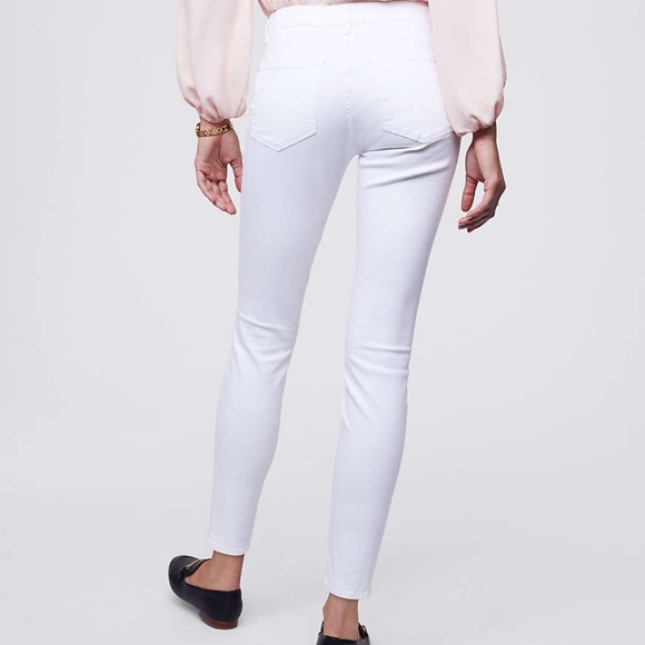 loft curvy skinny white jeans - Picture 1 of 2